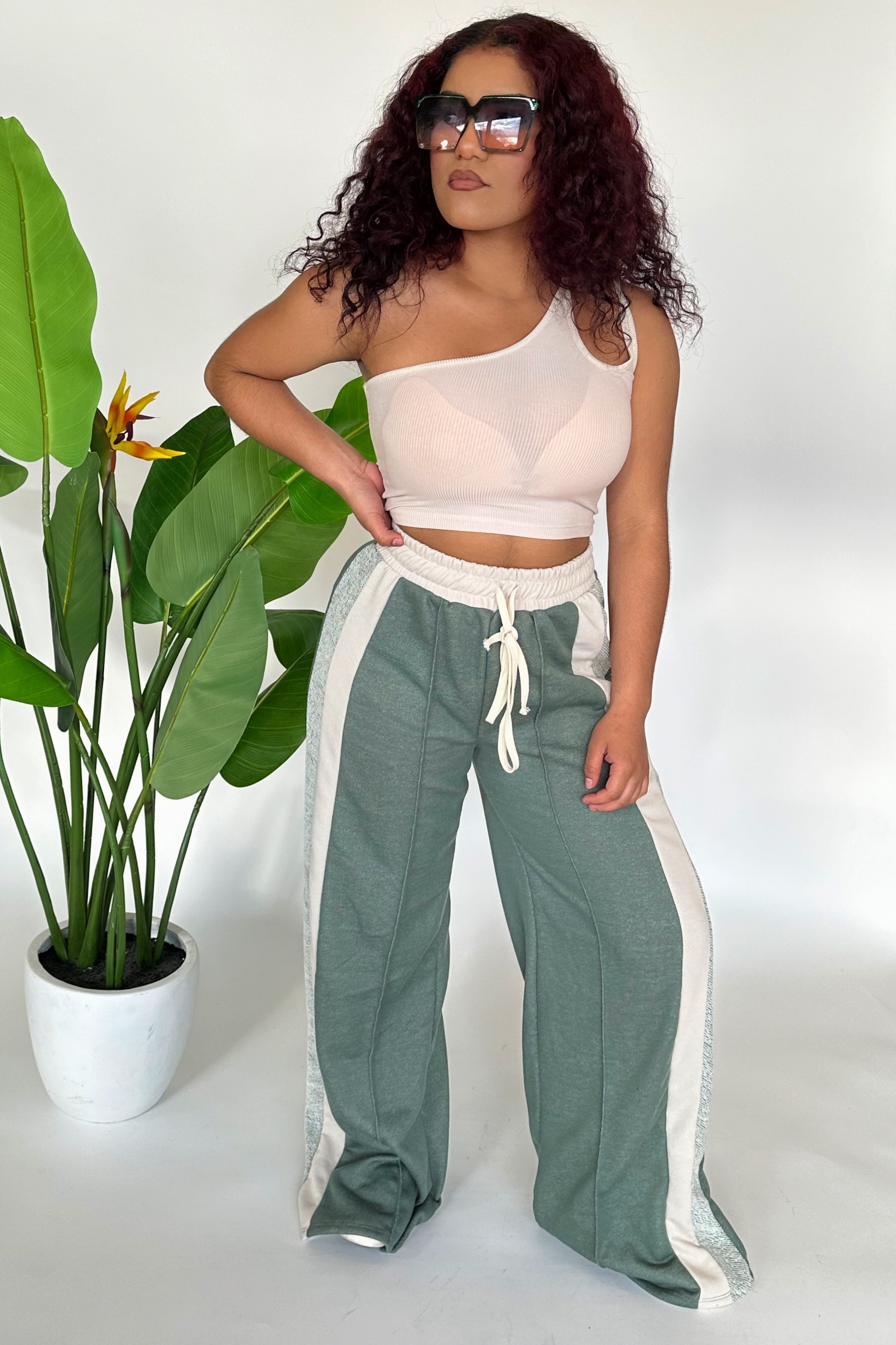 Take Sides Crop Tank Top image 1