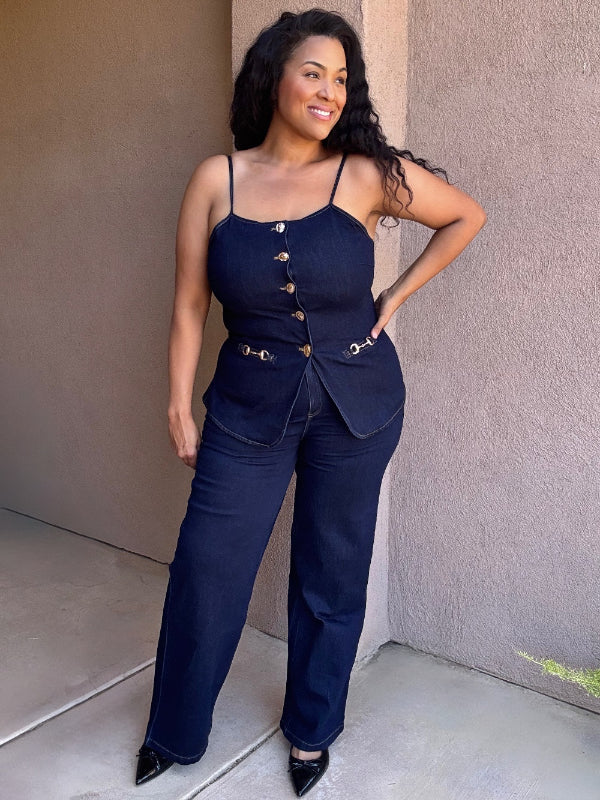 Stretch Denim Luxe 2-Piece Set image 11