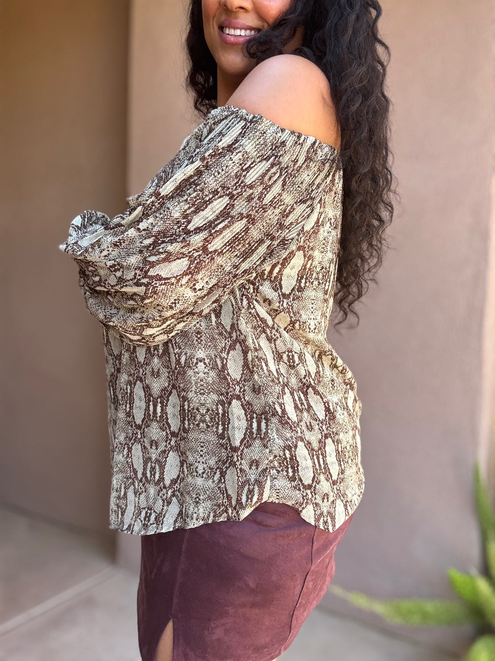 Woodland Off shoulder Top image 3