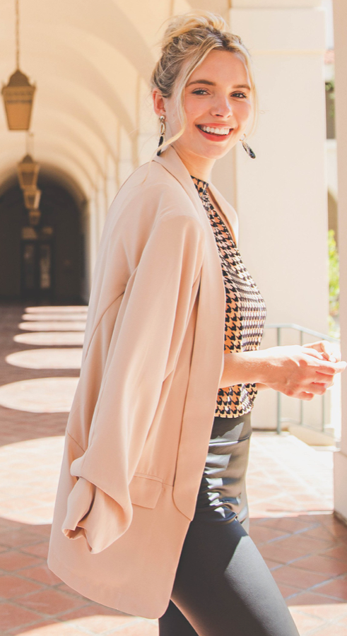 Breezy Blazer Taupe image 2