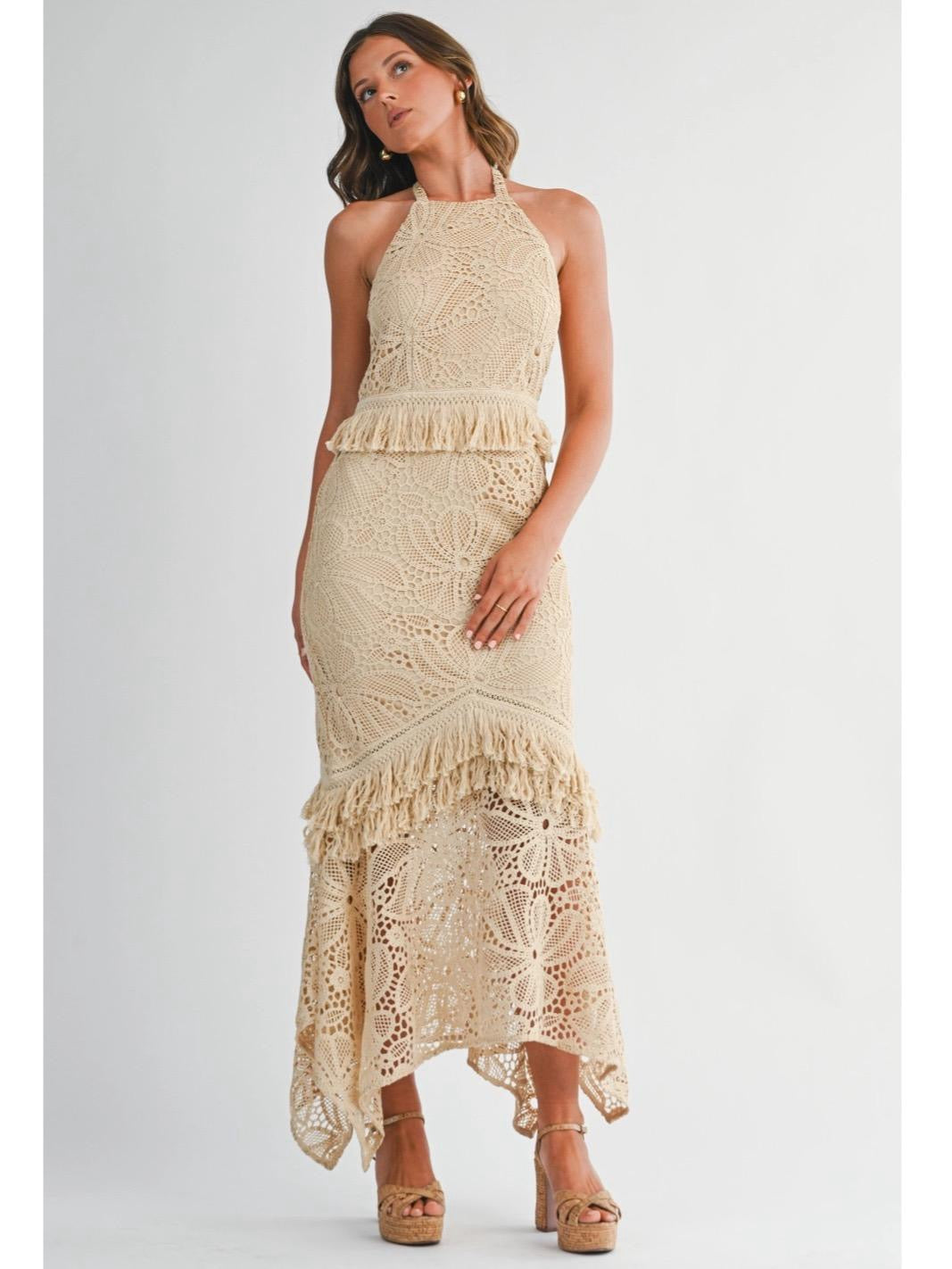 Sienna Eyelet Maxi Dress