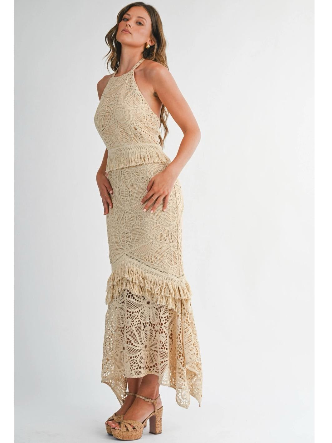 Sienna Eyelet Maxi Dress