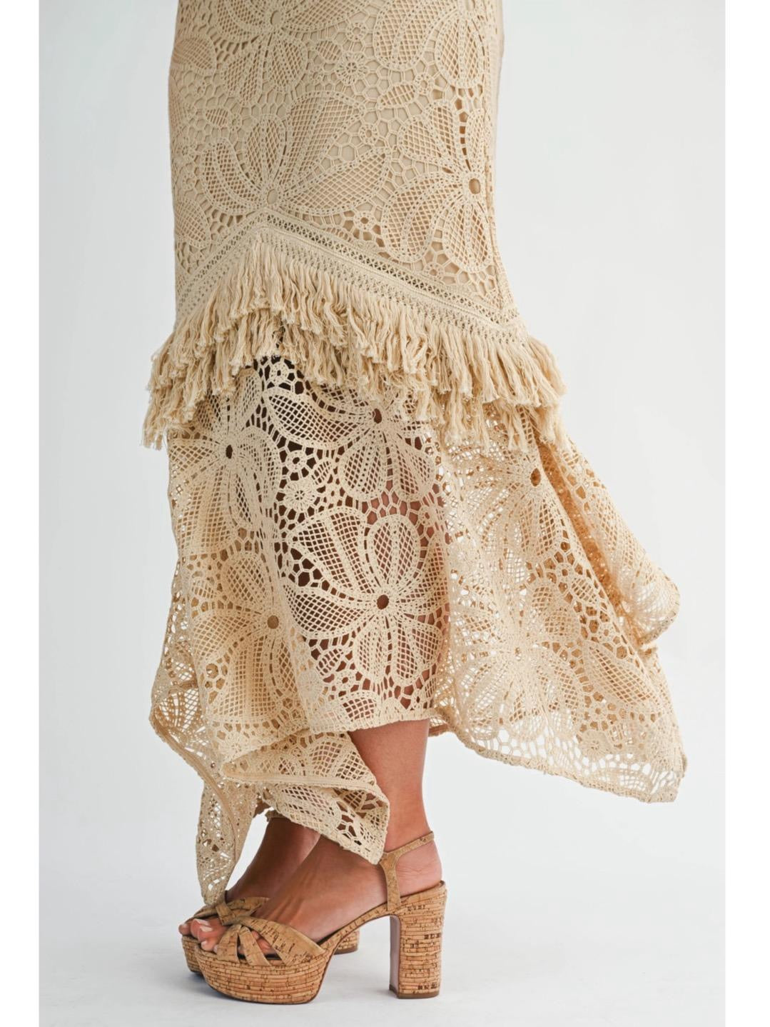 Sienna Eyelet Maxi Dress