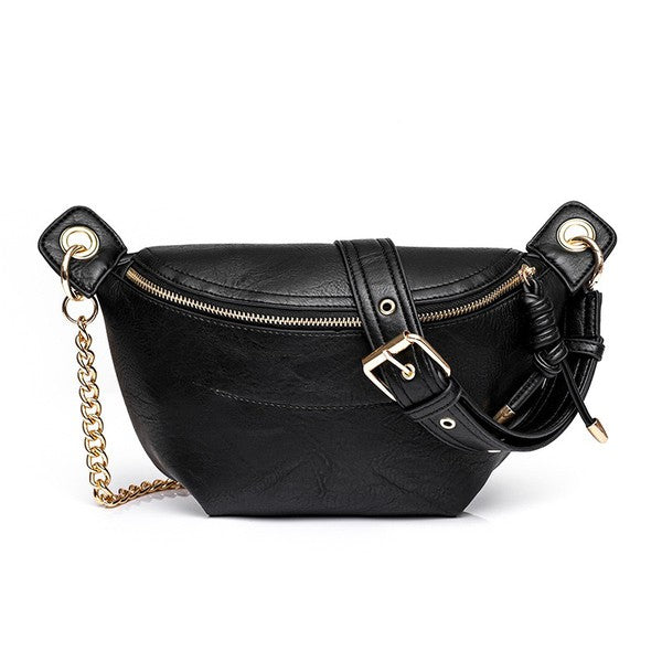 Cross Body Fanny Bag (Black) image 0