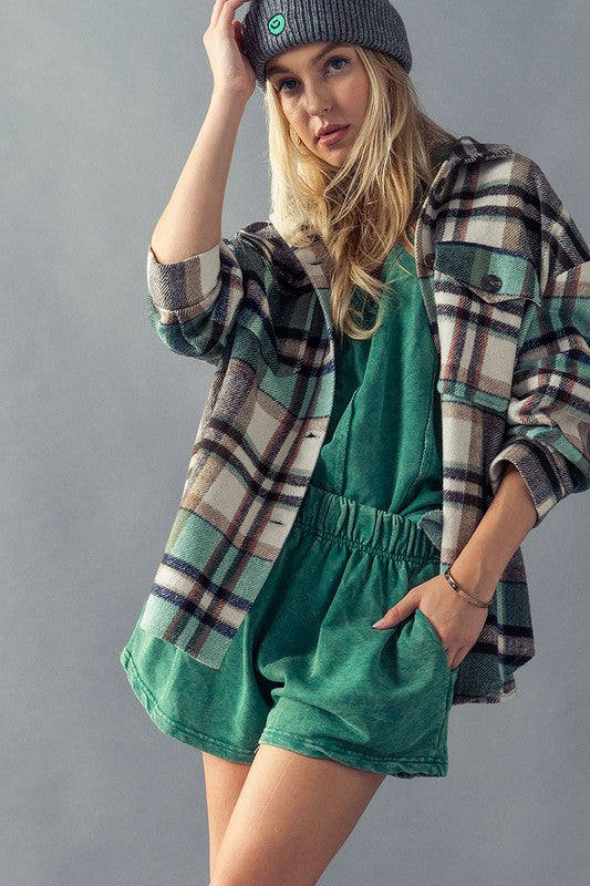 Mint chip plaid Jacket image 9