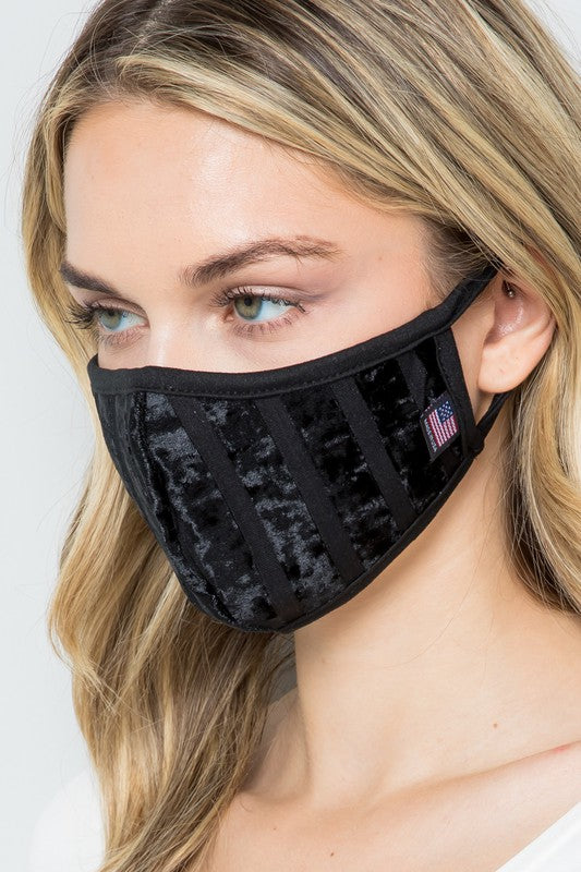 Velvety Black Mask image 1