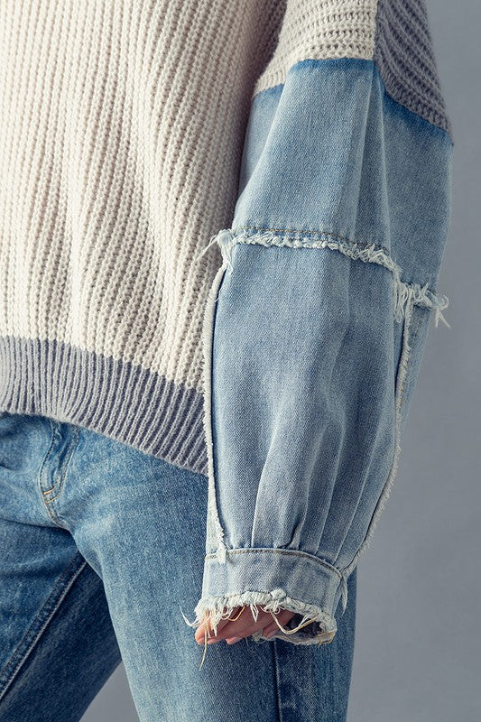 Savanna Denim Sweater image 9