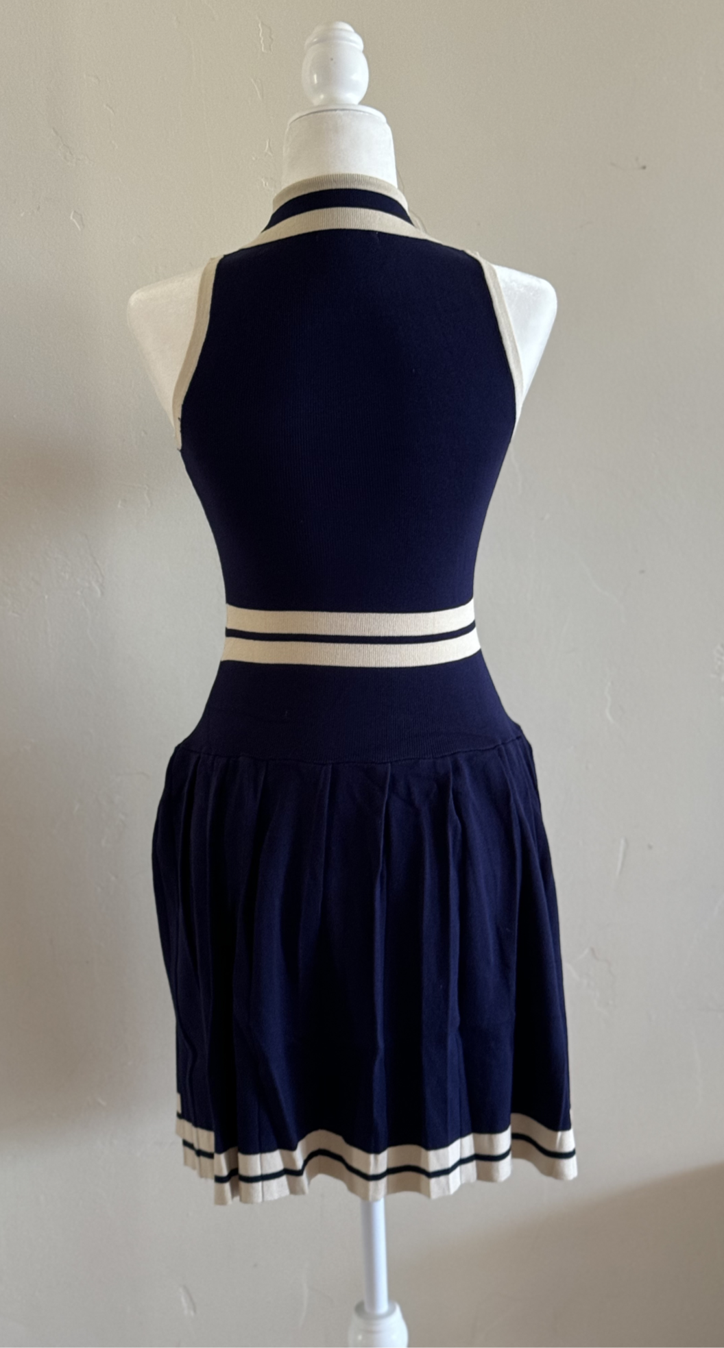 Preppy Knit Collard Dress image 9