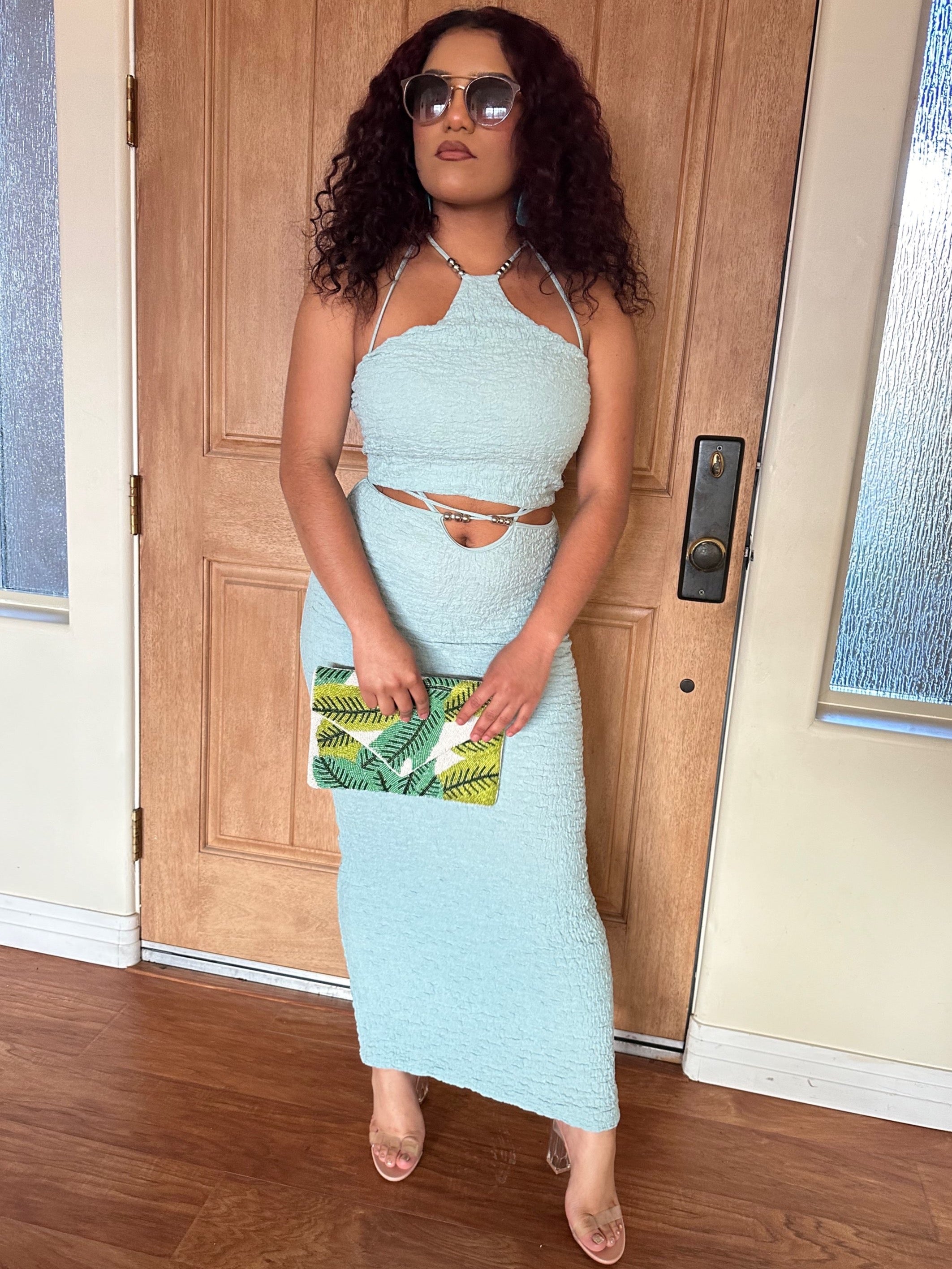 Sea Shore Halter Skirt Set image 1