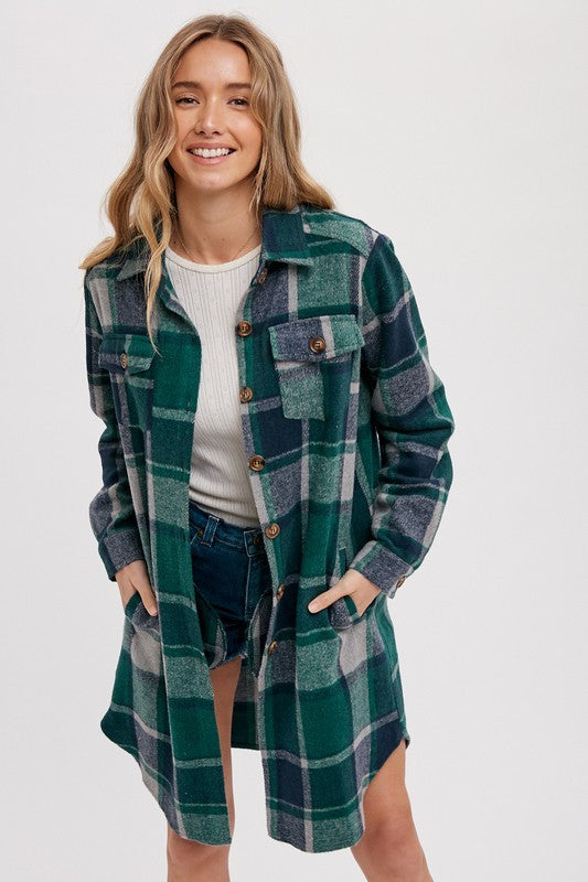 Forest Green  Shacket image 9