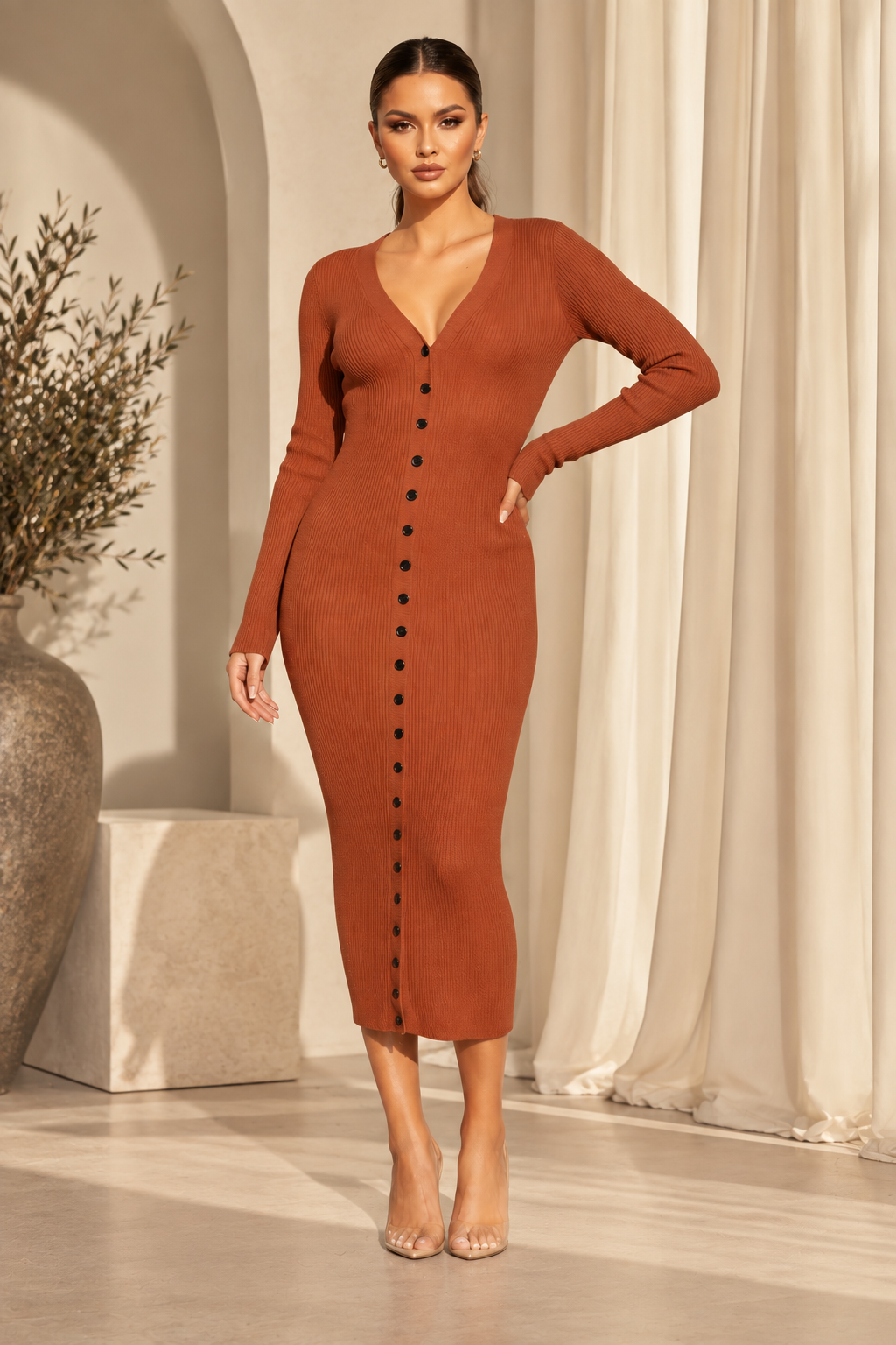 Falling for you Sweater Dress