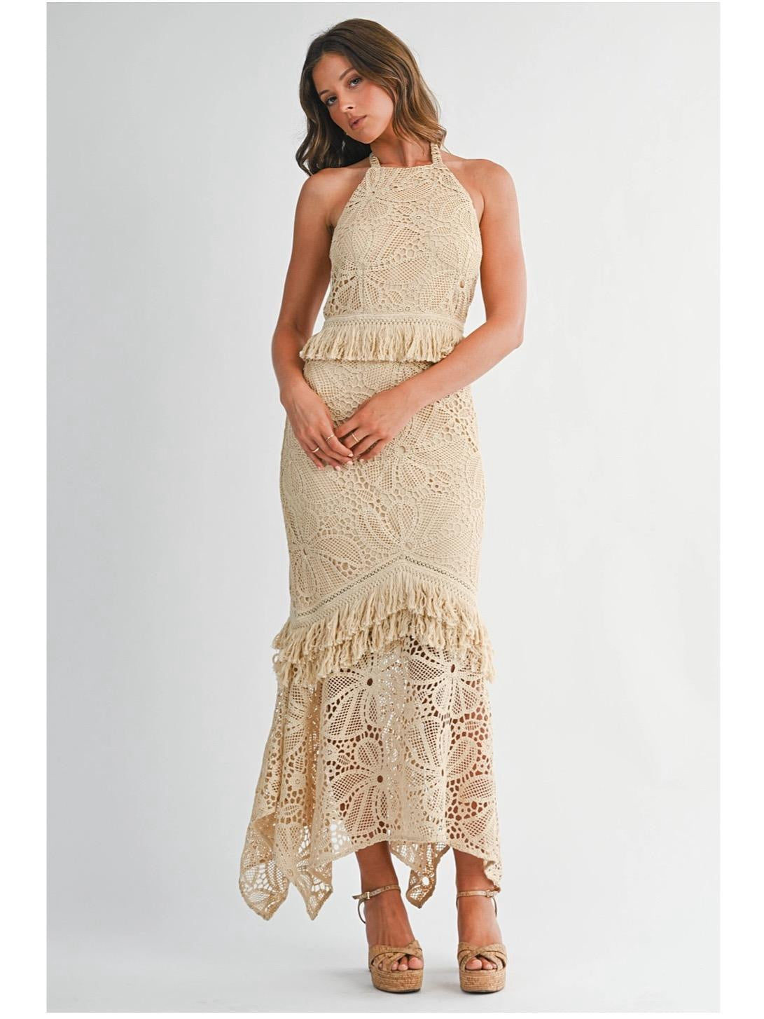 Sienna Eyelet Maxi Dress