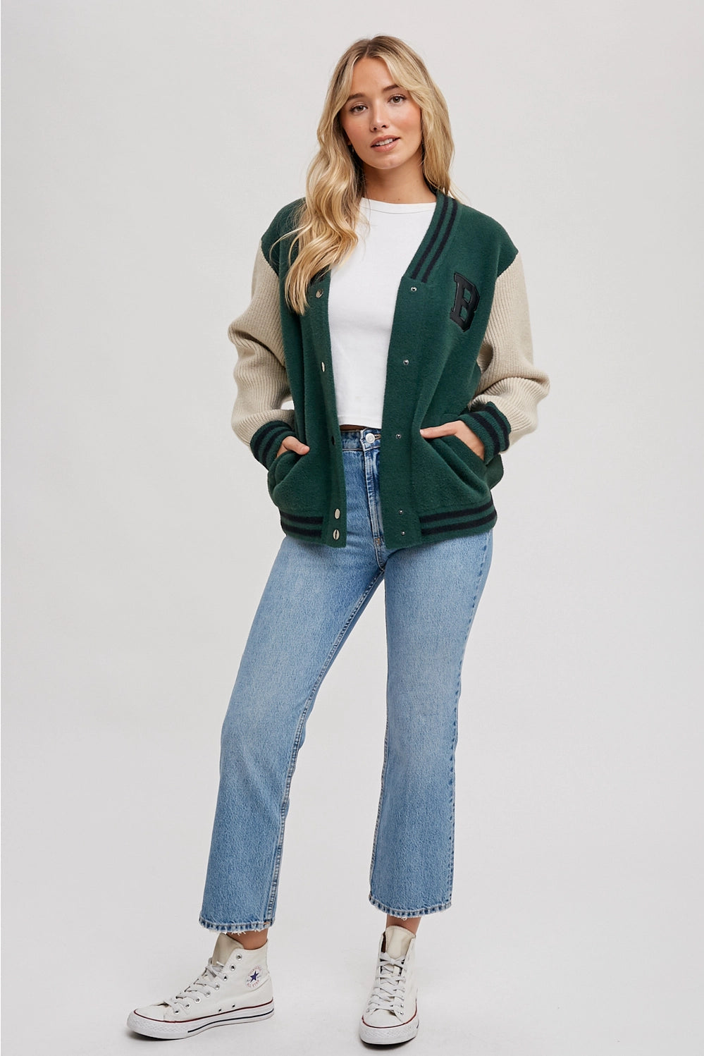 Bella Varsity Sweater Jacket image 11
