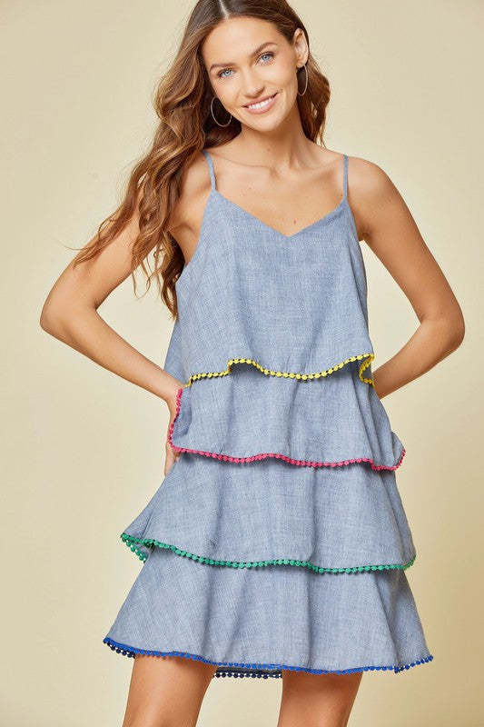 Rainbow Lilly Dress (Curve) image 8