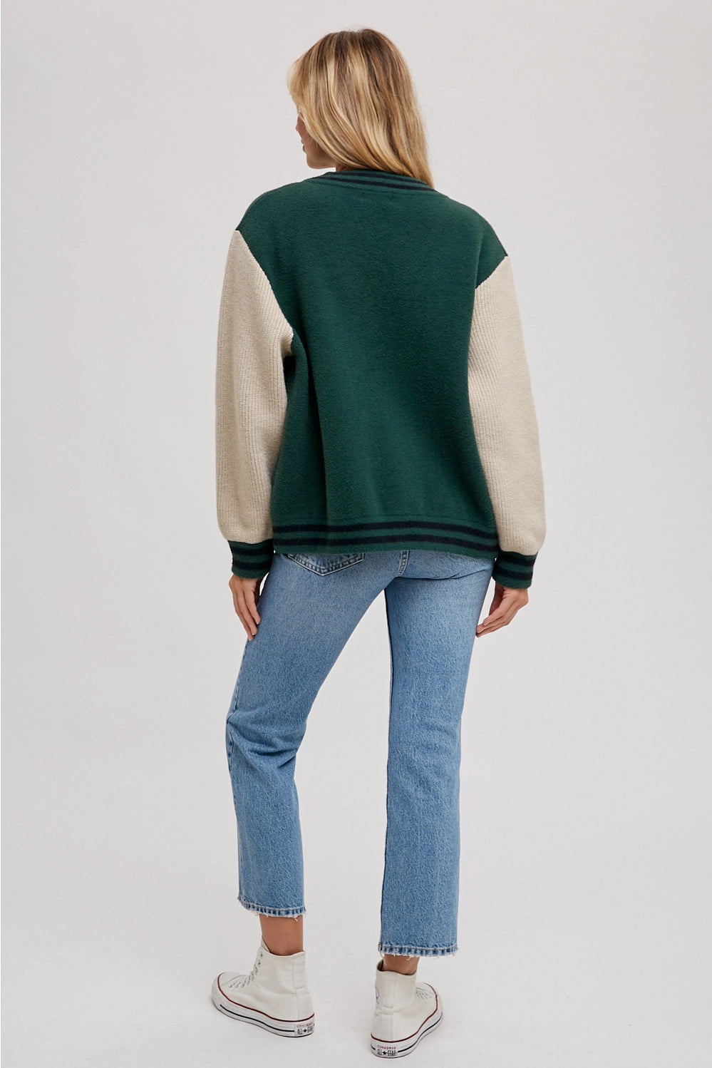 Bella Varsity Sweater Jacket image 10
