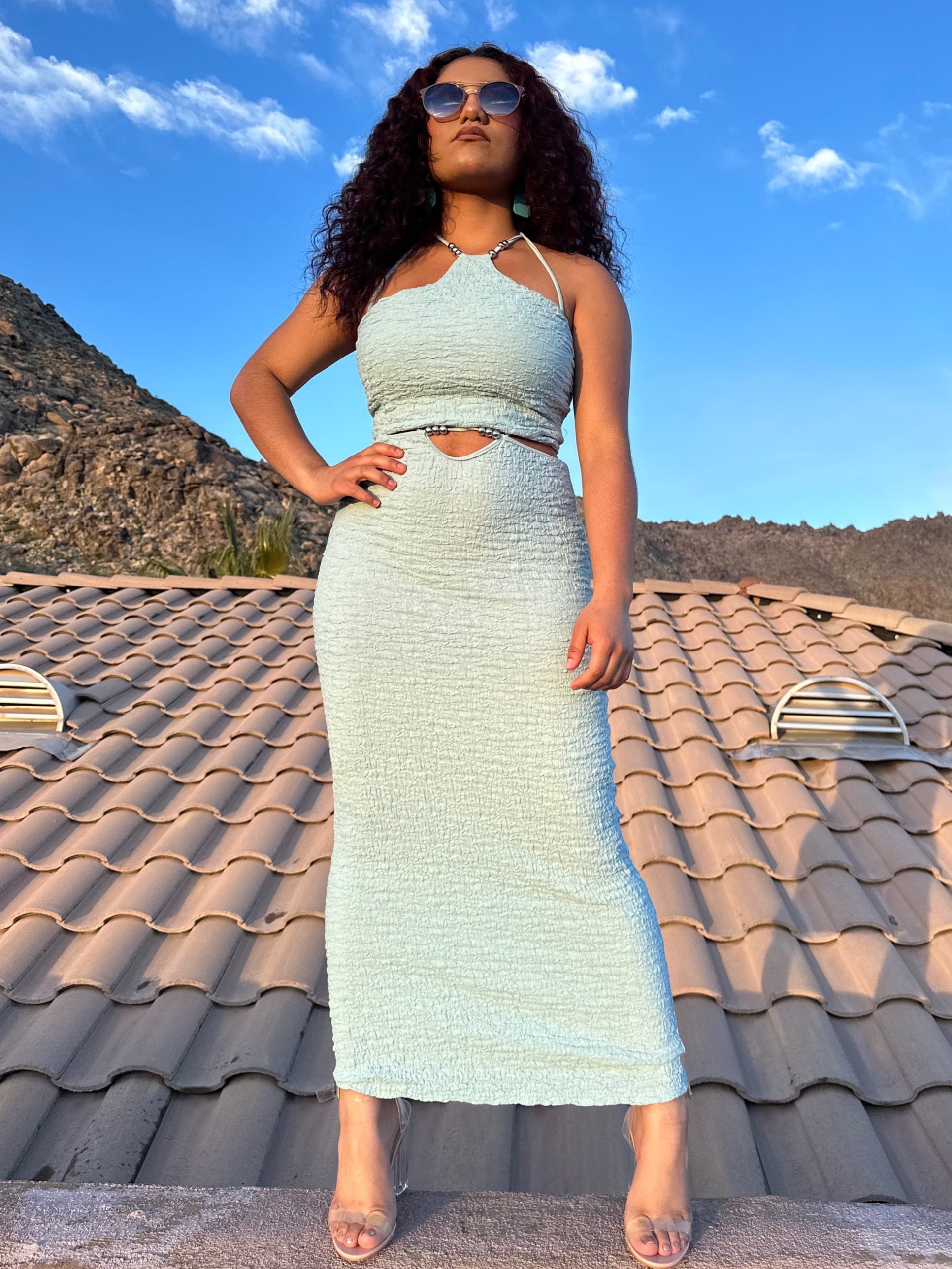 Sea Shore Halter Skirt Set image 5