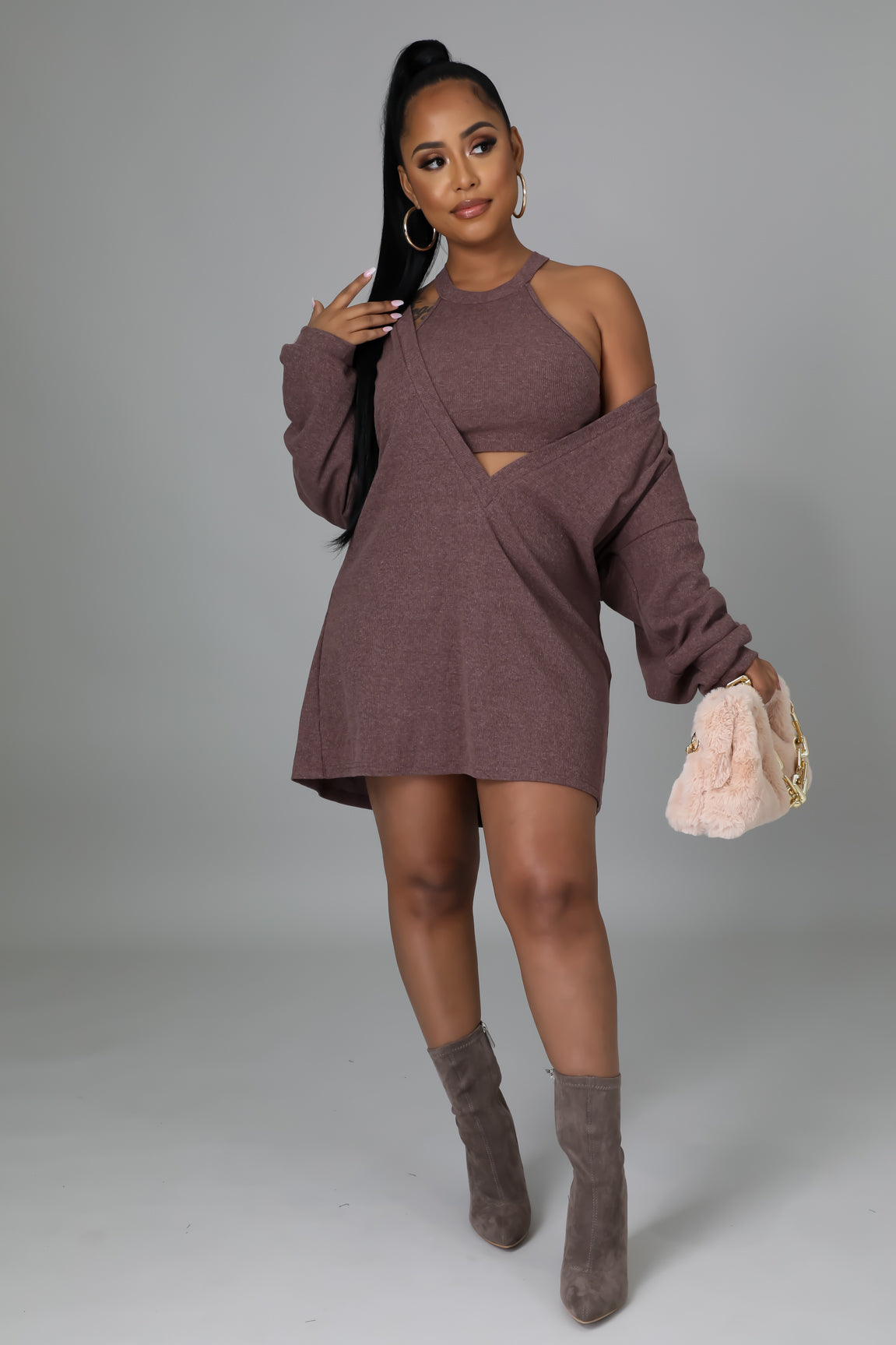 Mia Sweater Top Dress image 0