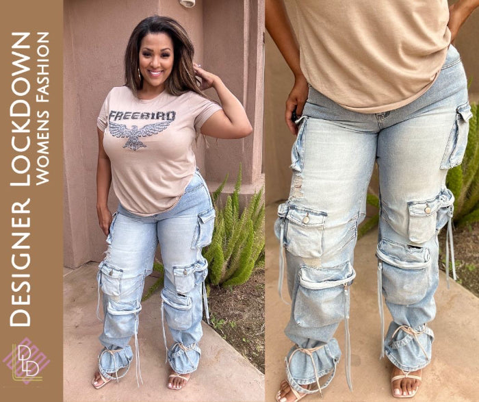 Perfect Fit Stretch Cargo Jeans image 12